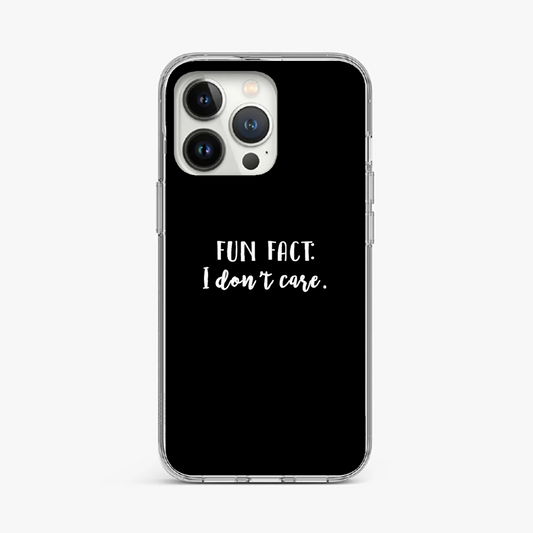 Sarcastic Text Clear Case