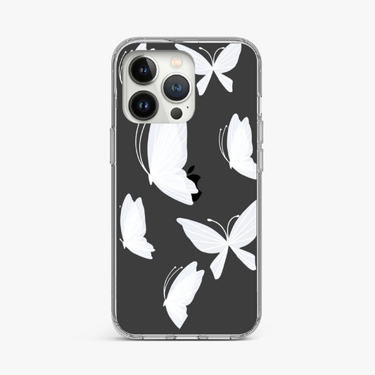 Flying Butterflies Design Clear Case