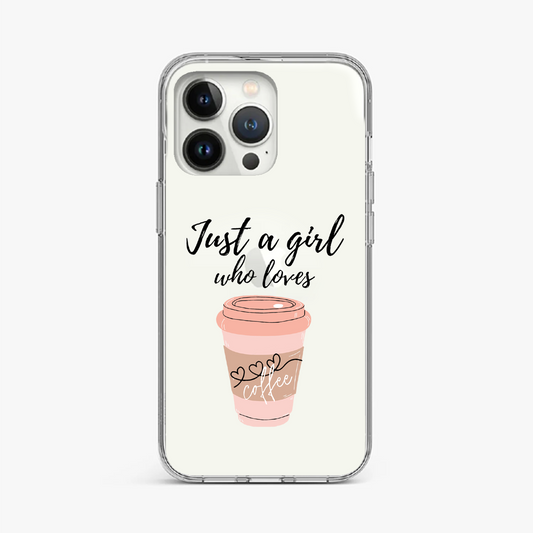 Coffee Lover Illustration Clear Case