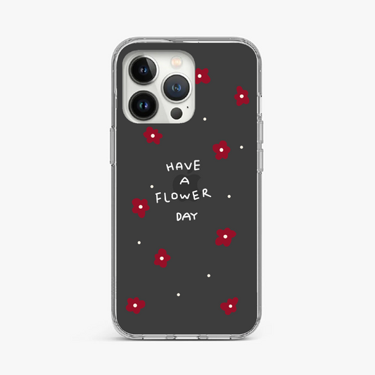 Inspirational Flower Design Clear Case