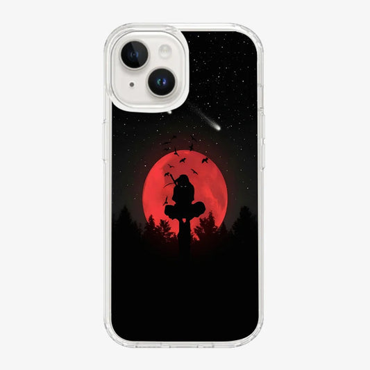 Anime Itachi Over A Moon Phone Case