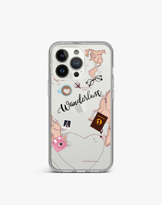 Wanderlust Travel Clear Case