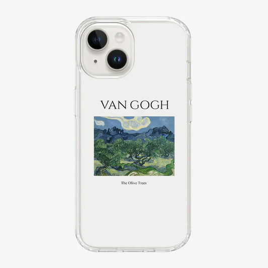 Van Gogh The Olive Trees Clear Case