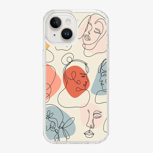 Abstract Face Art Phone Case