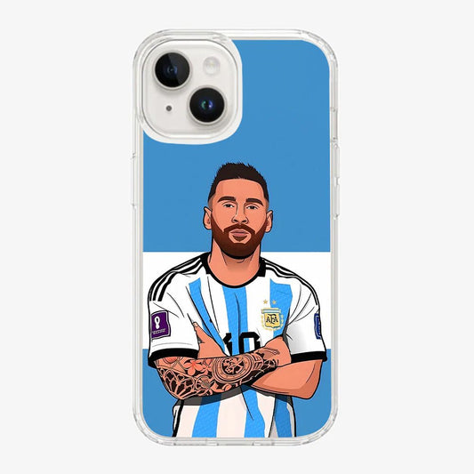Lionel Messi Argentina Jersey Clear Case